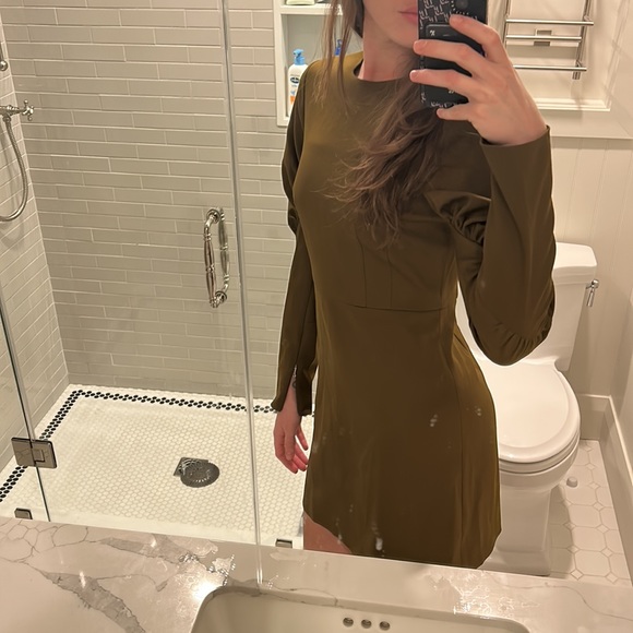 Olive green Tibi dress - Picture 5 of 5